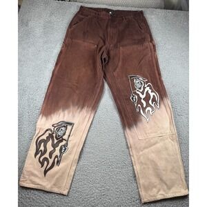 Warren Lotas Reaper Carpenter Double Knee Pants Size 32x32 Y2K Streetwear